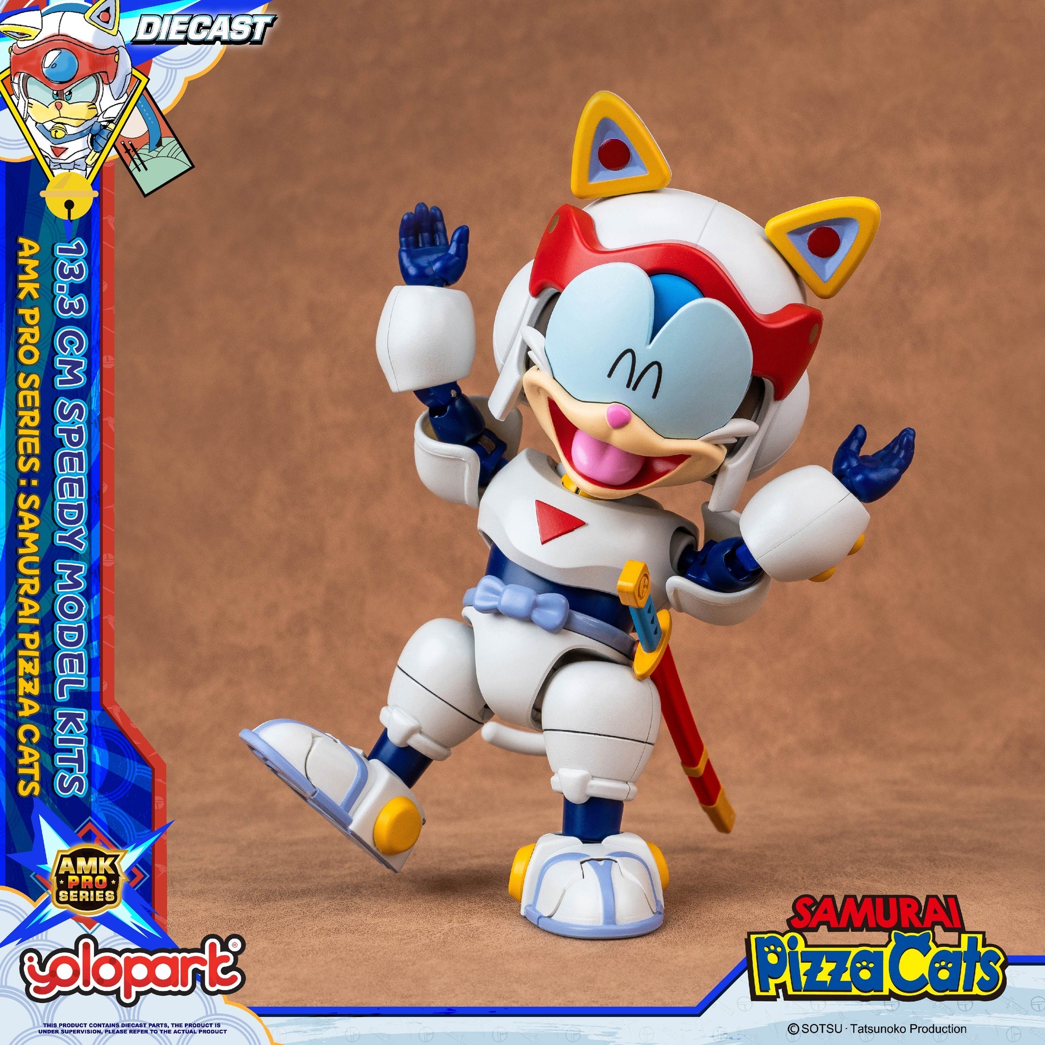 PRE-ORDER Yolopark - AMK Pro Series - Samurai Pizza Cats - Speedy