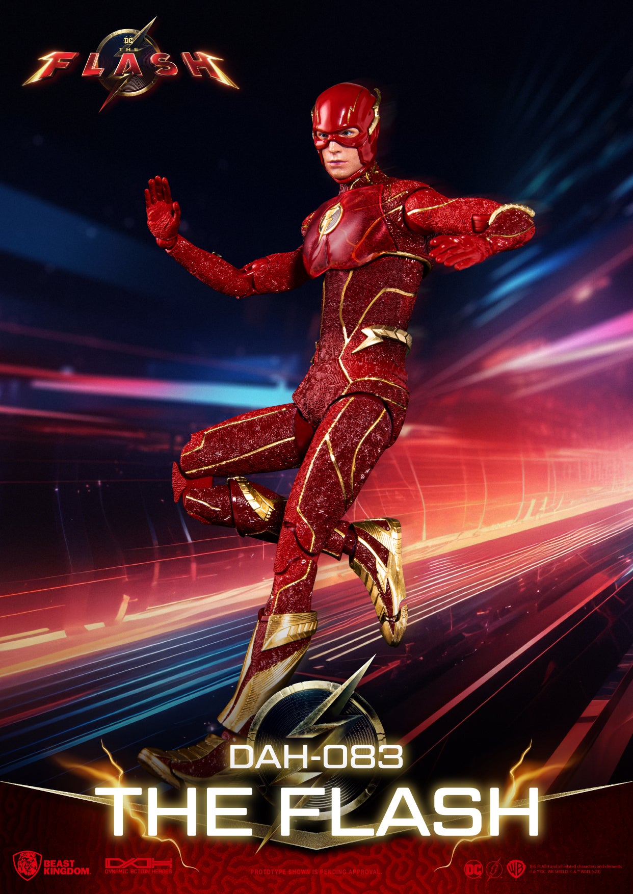 PRE-ORDER Beast Kingdom - Dynamic 8action Heroes - The Flash Movie - The Flash