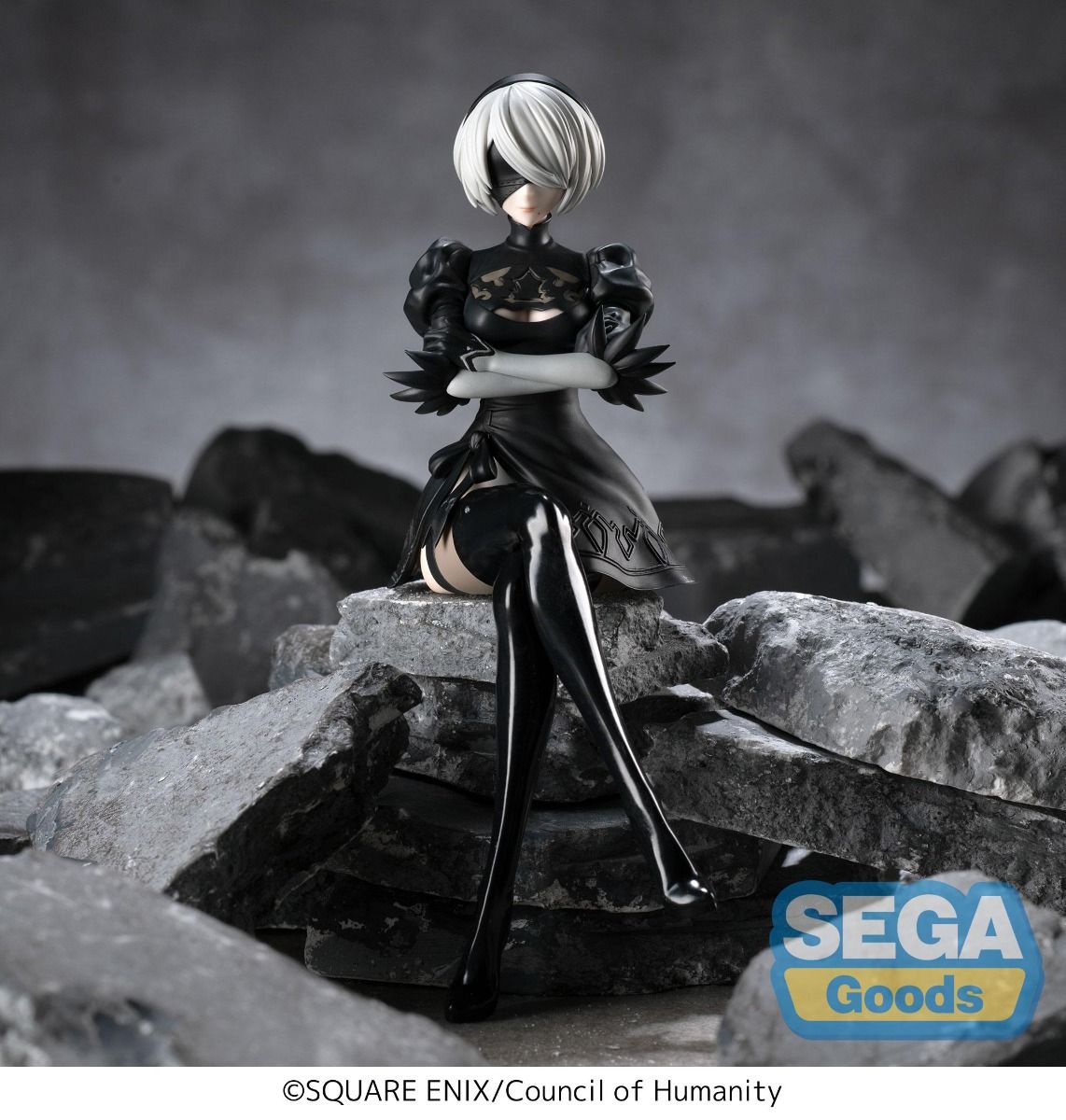 PRE-ORDER SEGA - NieR:Automata Ver1.1a PM Perching Figure - 2B