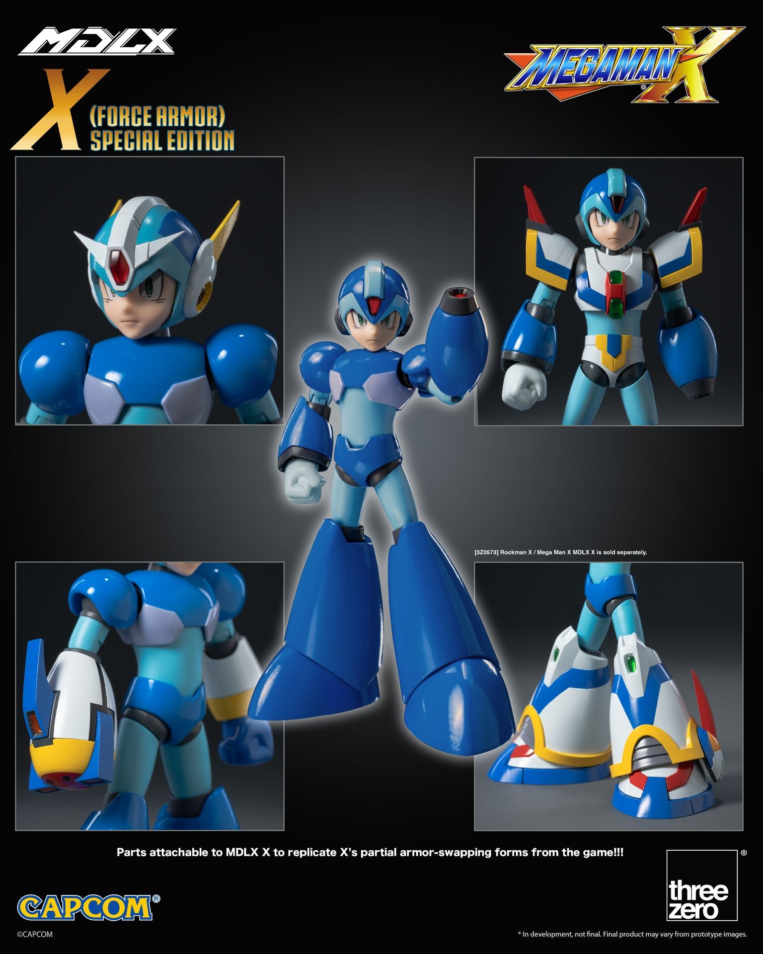 SPECIAL ORDER threezero - MDLX - Mega Man X - X: Force Armor Special Edition [JP]