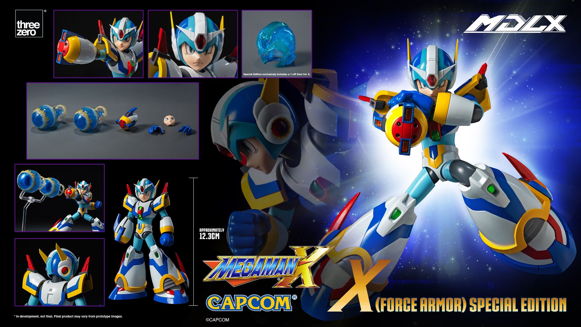 SPECIAL ORDER threezero - MDLX - Mega Man X - X: Force Armor Special Edition [JP]