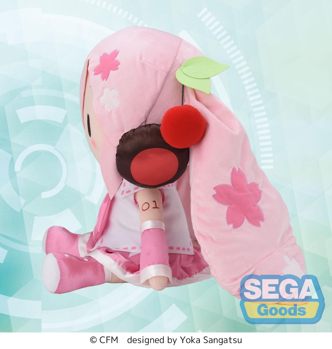 PRE-ORDER SEGA - Character Vocal Series 01: Hatsune Miku - fuwa petit Sakura Miku Dodeka Jumbo Plush