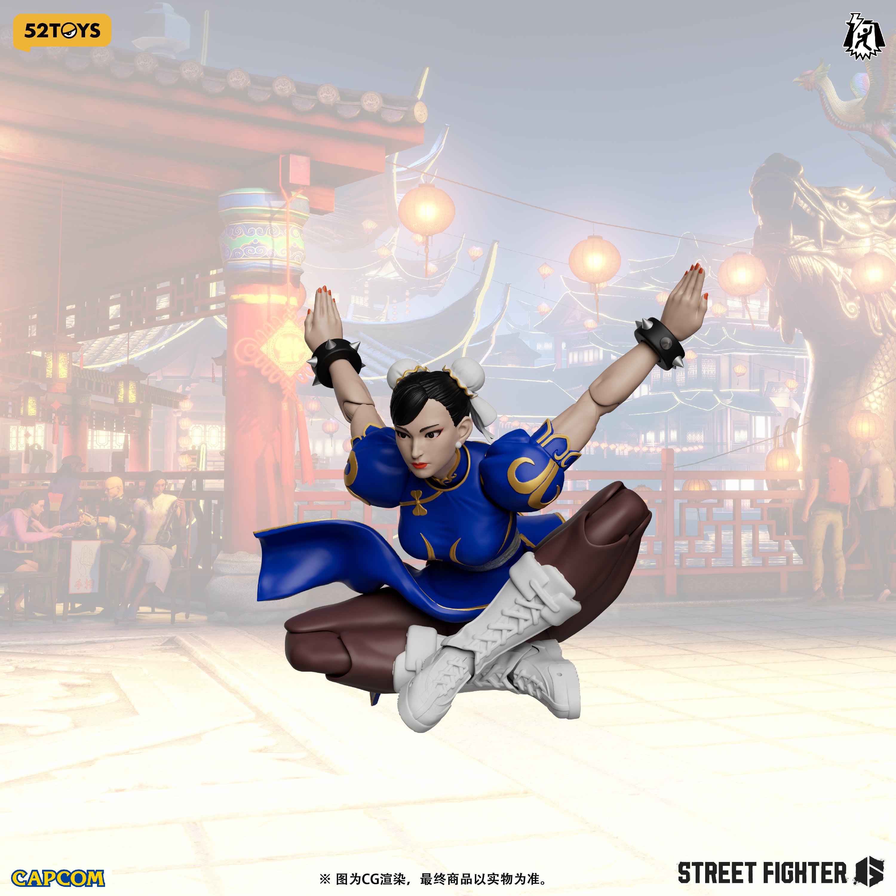PRE-ORDER 52Toys - Street Fighter 6 - Chun-Li: Outfit 2 1/12