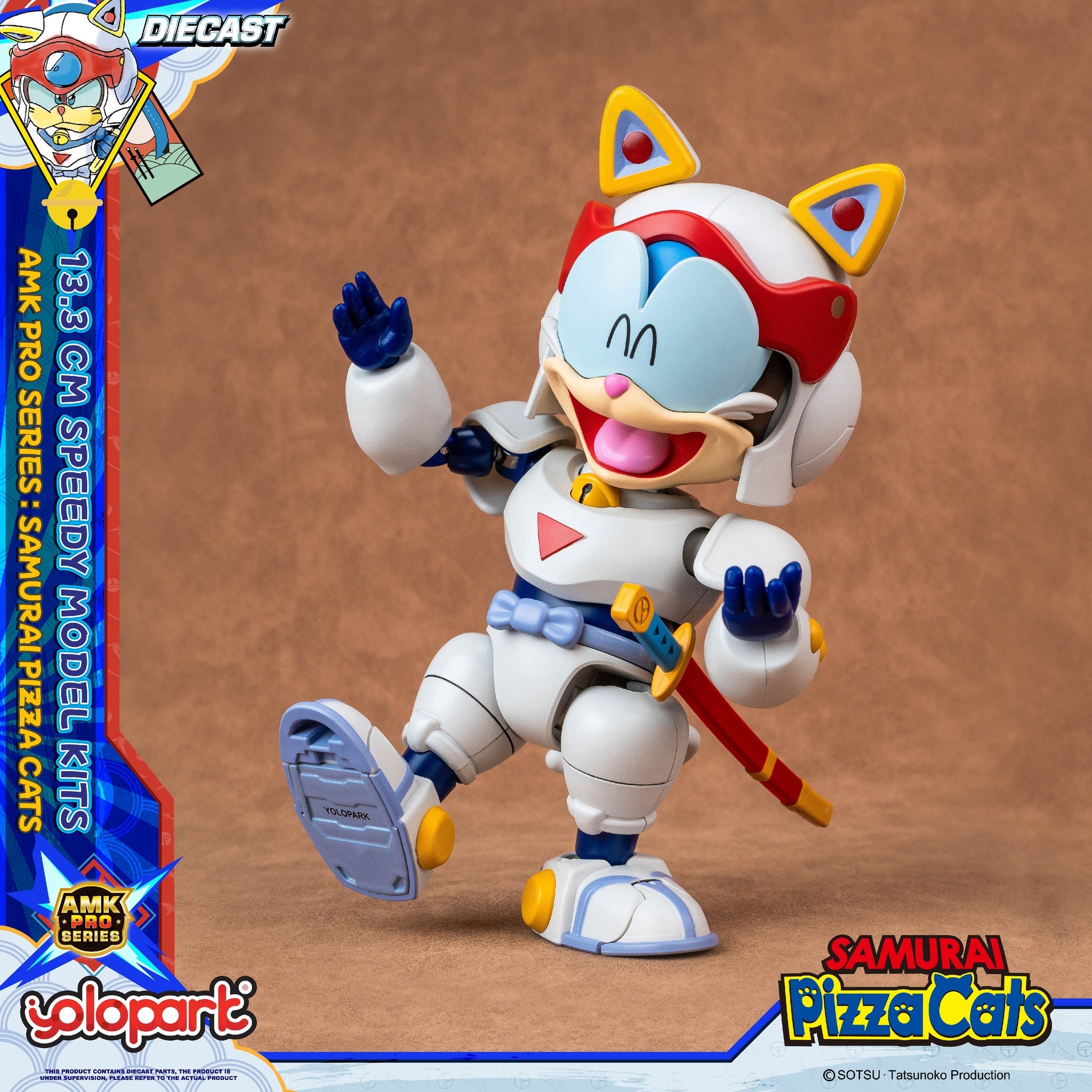 PRE-ORDER Yolopark - AMK Pro Series - Samurai Pizza Cats - Speedy