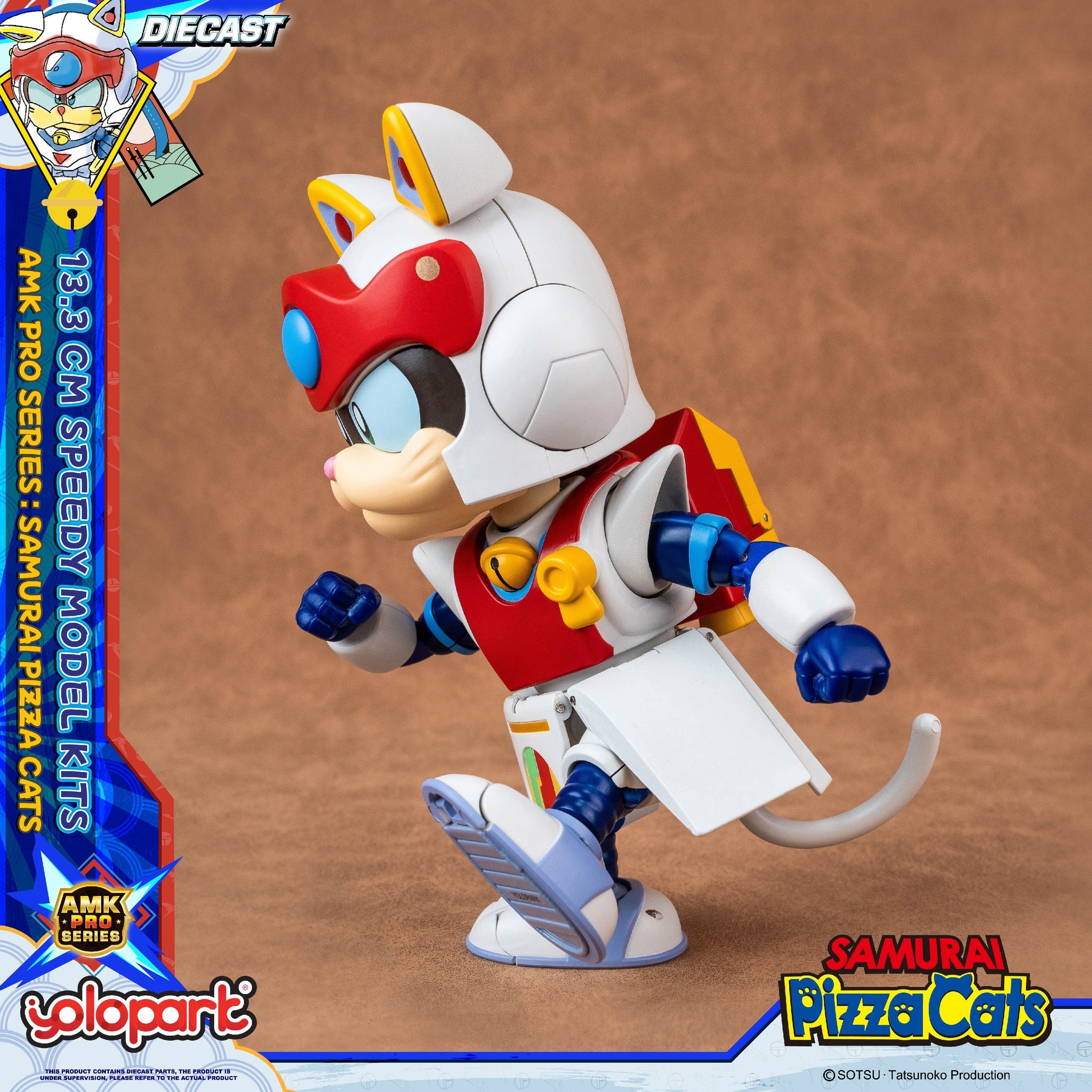 PRE-ORDER Yolopark - AMK Pro Series - Samurai Pizza Cats - Speedy
