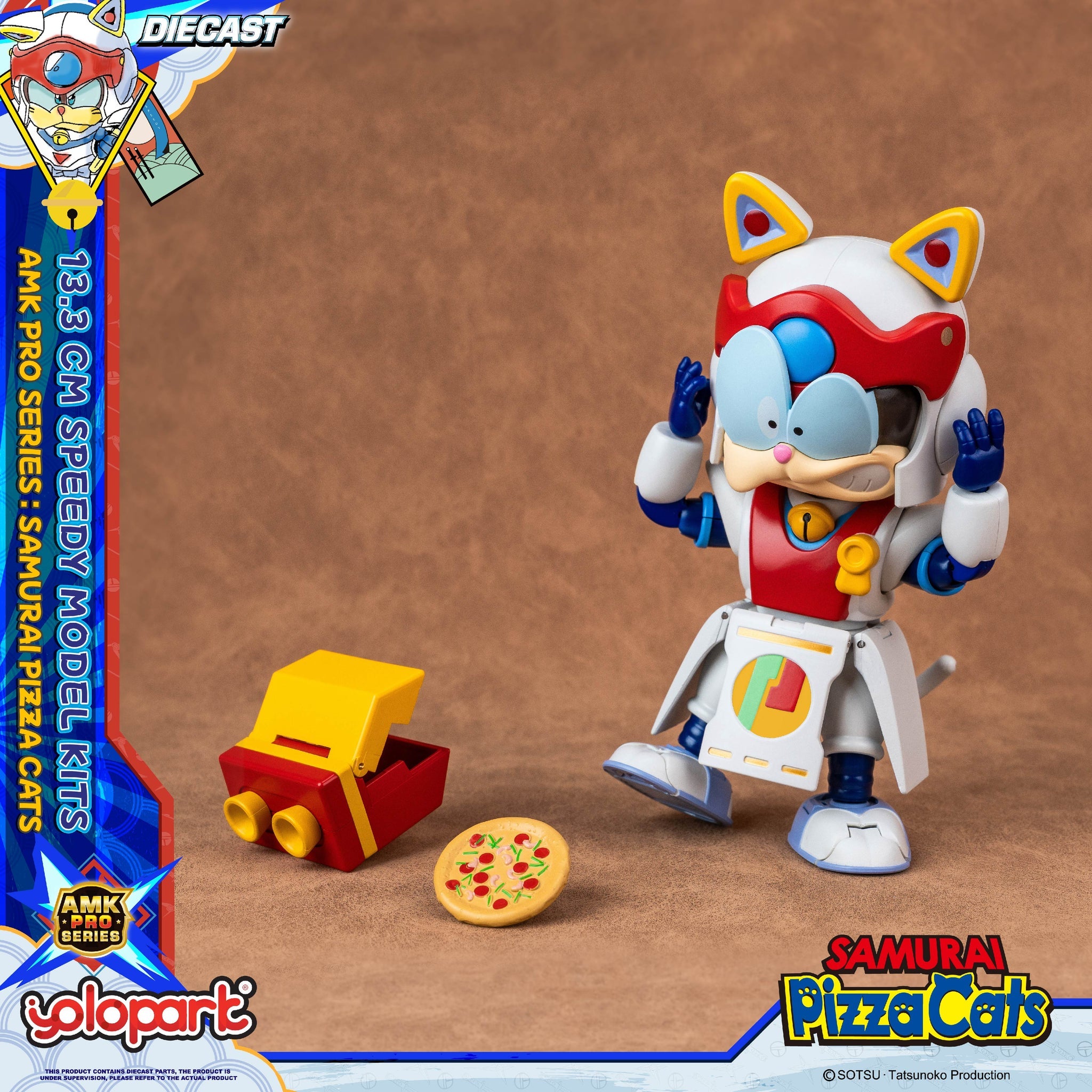 PRE-ORDER Yolopark - AMK Pro Series - Samurai Pizza Cats - Speedy