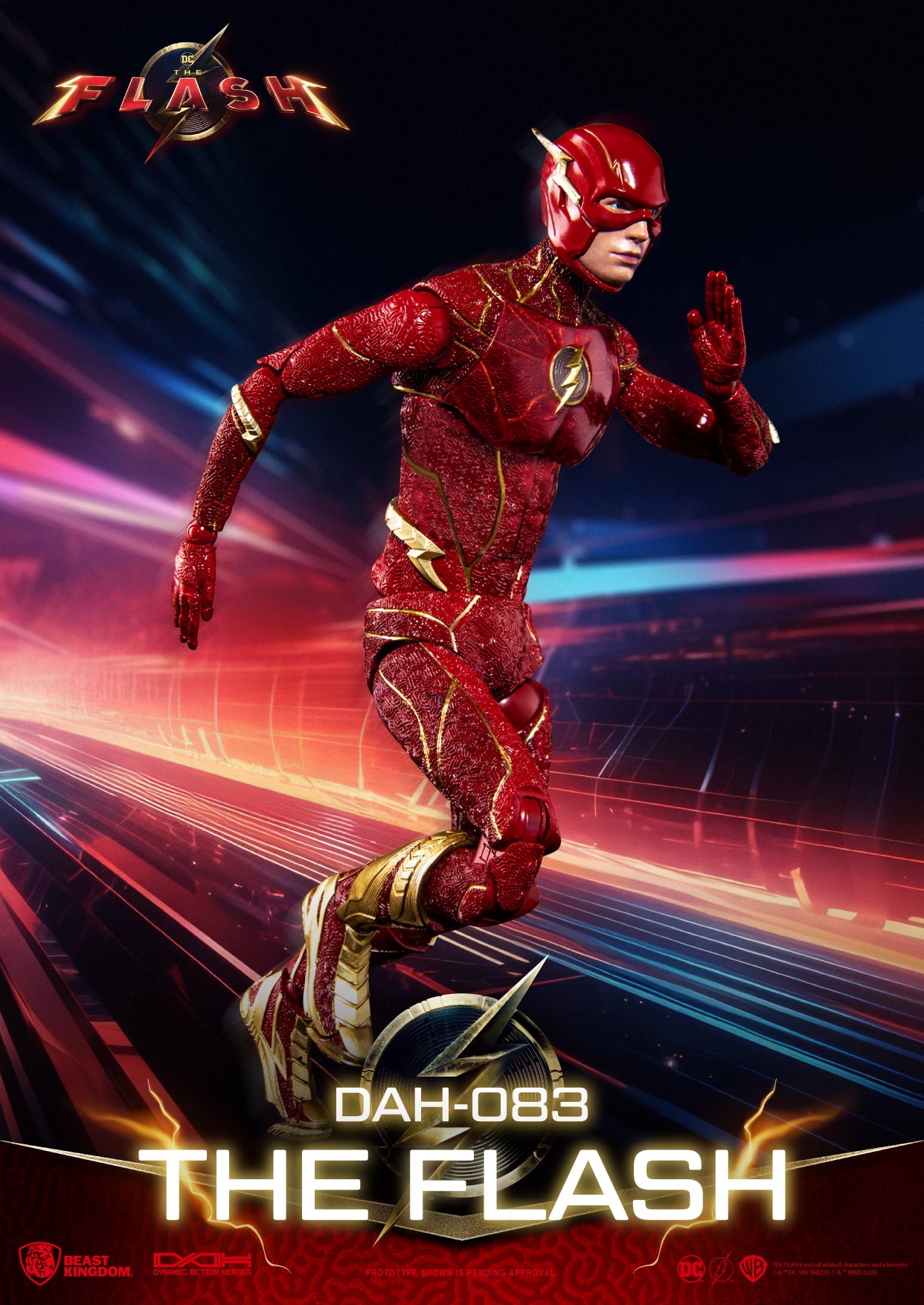 PRE-ORDER Beast Kingdom - Dynamic 8action Heroes - The Flash Movie - The Flash