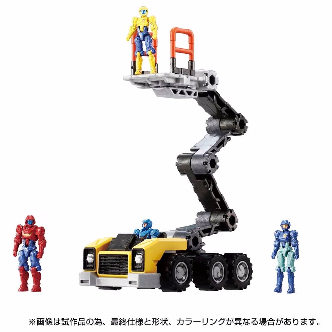 PRE-ORDER Takara Tomy - Diaclone DA-105 - Dia-nauts & Lift Machine Set