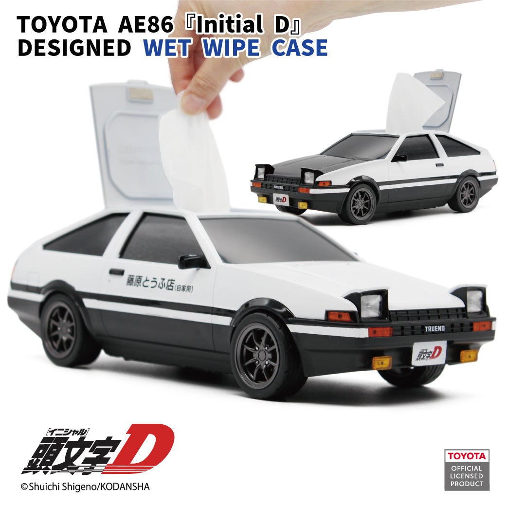 SPECIAL ORDER Kodansha - Initial D - TOYOTA AE86 Wet Wipe Case