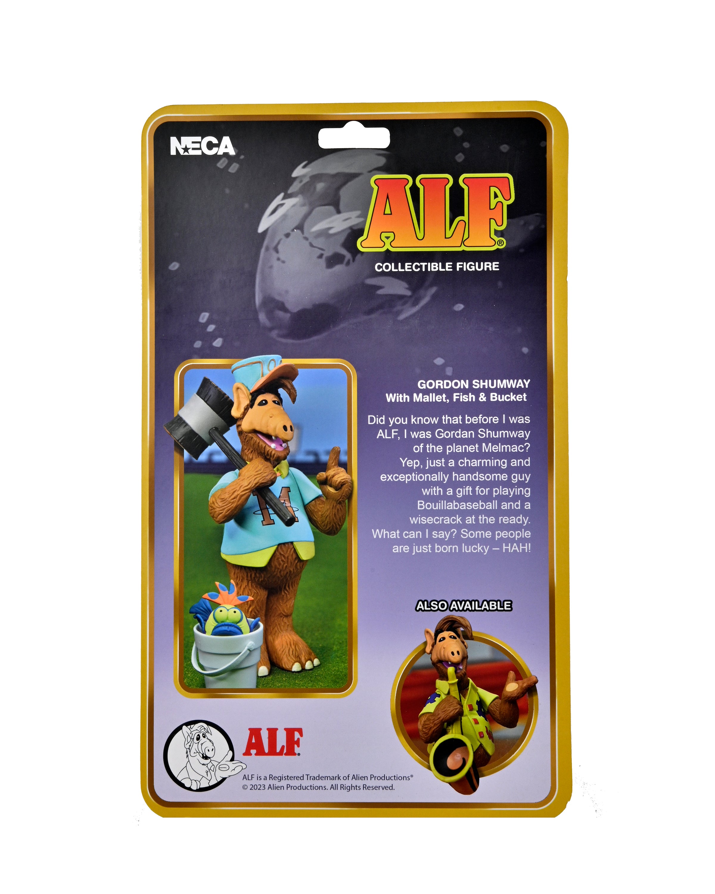 PRE-ORDER 6-inch Action Figure - Alf - Toony Classic Baseball Alf