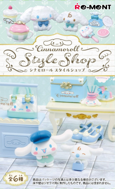 IN-STOCK RE-MENT - Sanrio Series - Cinnamoroll Style Shop [Box of 6]