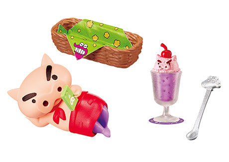 IN-STOCK RE-MENT - Crayon Shin-chan - Crayon Shin-chan Cafe