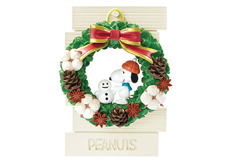 PRE-ORDER RE-MENT - Snoopy Series - Snoopy Wreath Collection [Box of 6]