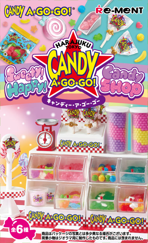PRE-ORDER RE-MENT - CANDY A☆GO☆GO! - Sweety!Happy!CandySHOP [Box of 6]