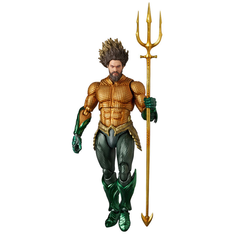 PRE-ORDER Medicom Toy - MAFEX No.267 - AQUAMAN AND THE LOST KINGDOM - AQUAMAN (GOLD & GREEN SUIT)