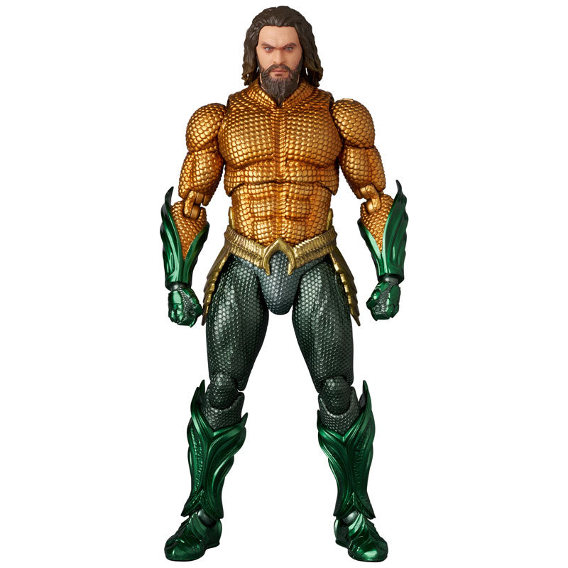 PRE-ORDER Medicom Toy - MAFEX No.267 - AQUAMAN AND THE LOST KINGDOM - AQUAMAN (GOLD & GREEN SUIT)