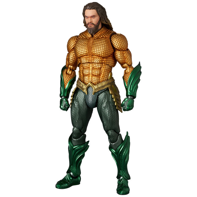 PRE-ORDER Medicom Toy - MAFEX No.267 - AQUAMAN AND THE LOST KINGDOM - AQUAMAN (GOLD & GREEN SUIT)