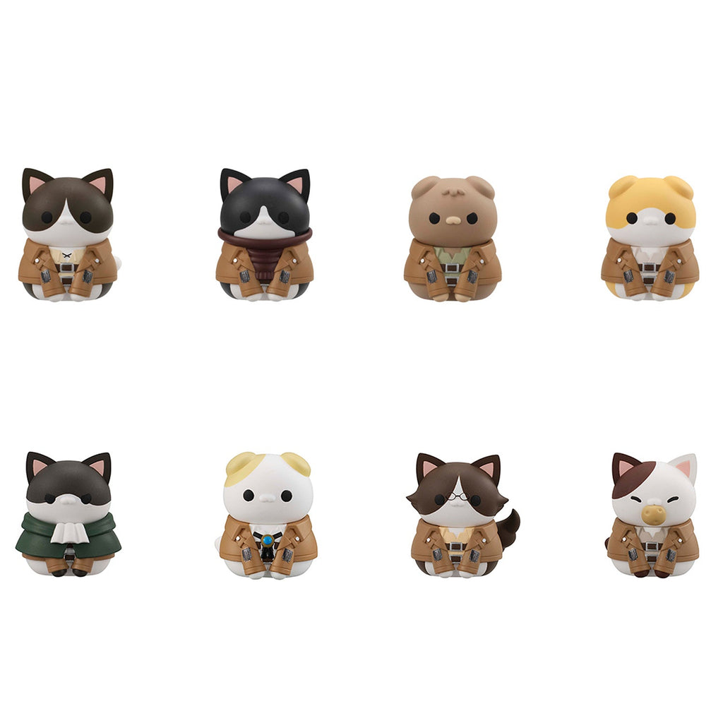 PRE-ORDER MegaHouse - MEGA CAT PROJECT - Attack on Titan - Shingeki no Nyanko Survey Corps Assemble Meow! [December 2026] [Box of 8]