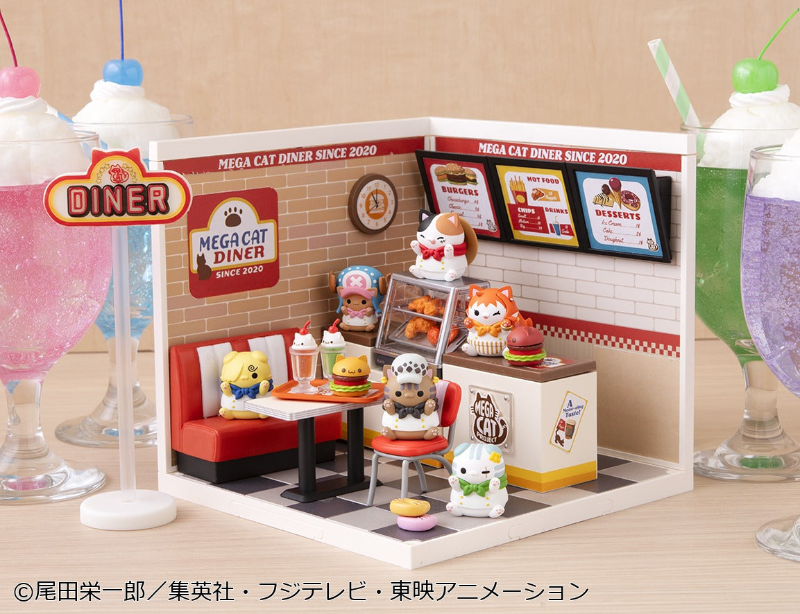PRE-ORDER MegaHouse - MEGA CAT PROJECT - One Piece - Nyan Piece Nyan! DINER! [Box of 6]