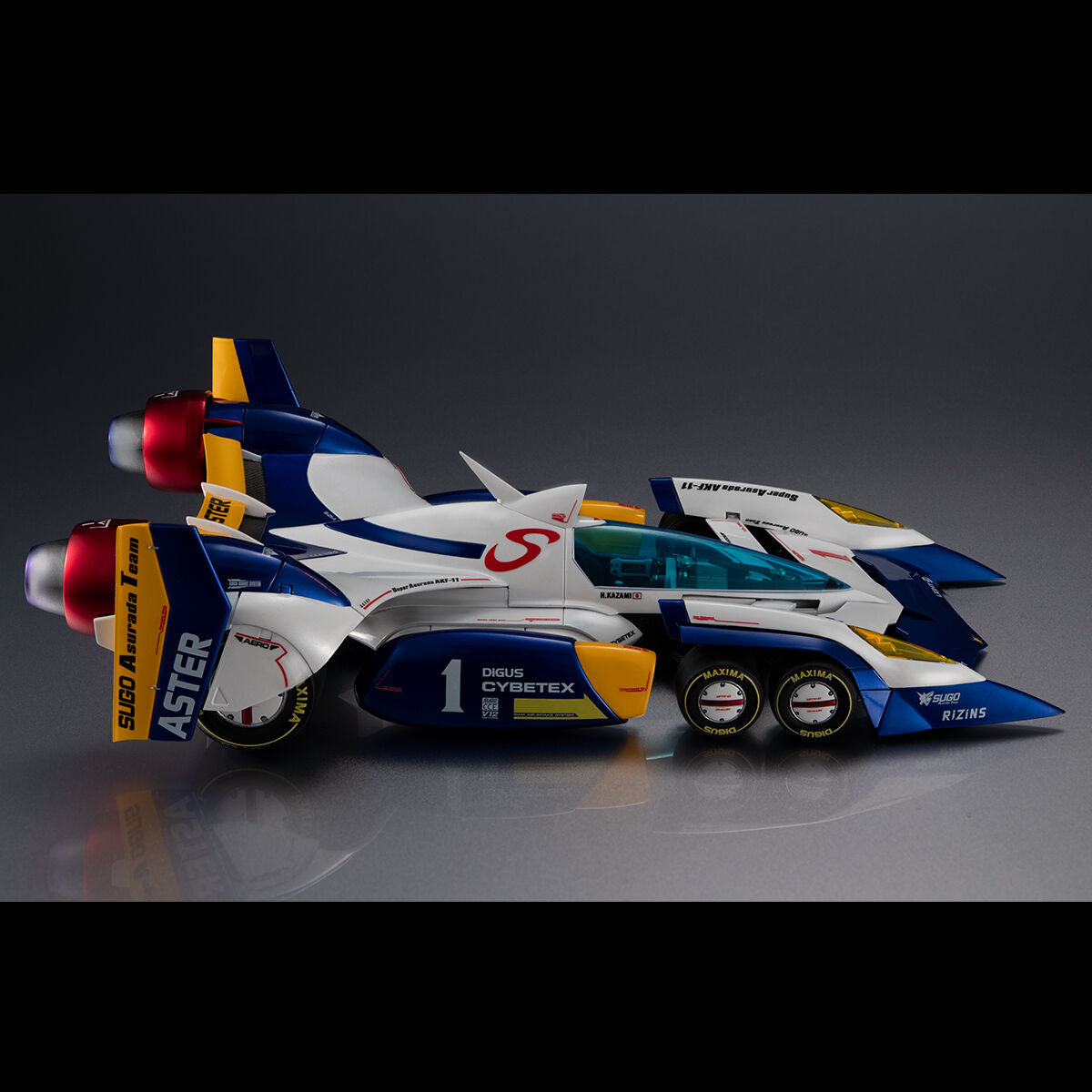 PRE-ORDER MegaHouse - Variable Action Hi-SPEC - Future GPX Cyber Formula 11 - Super Asurada AKF-11: 35th Anniversary Color Edition