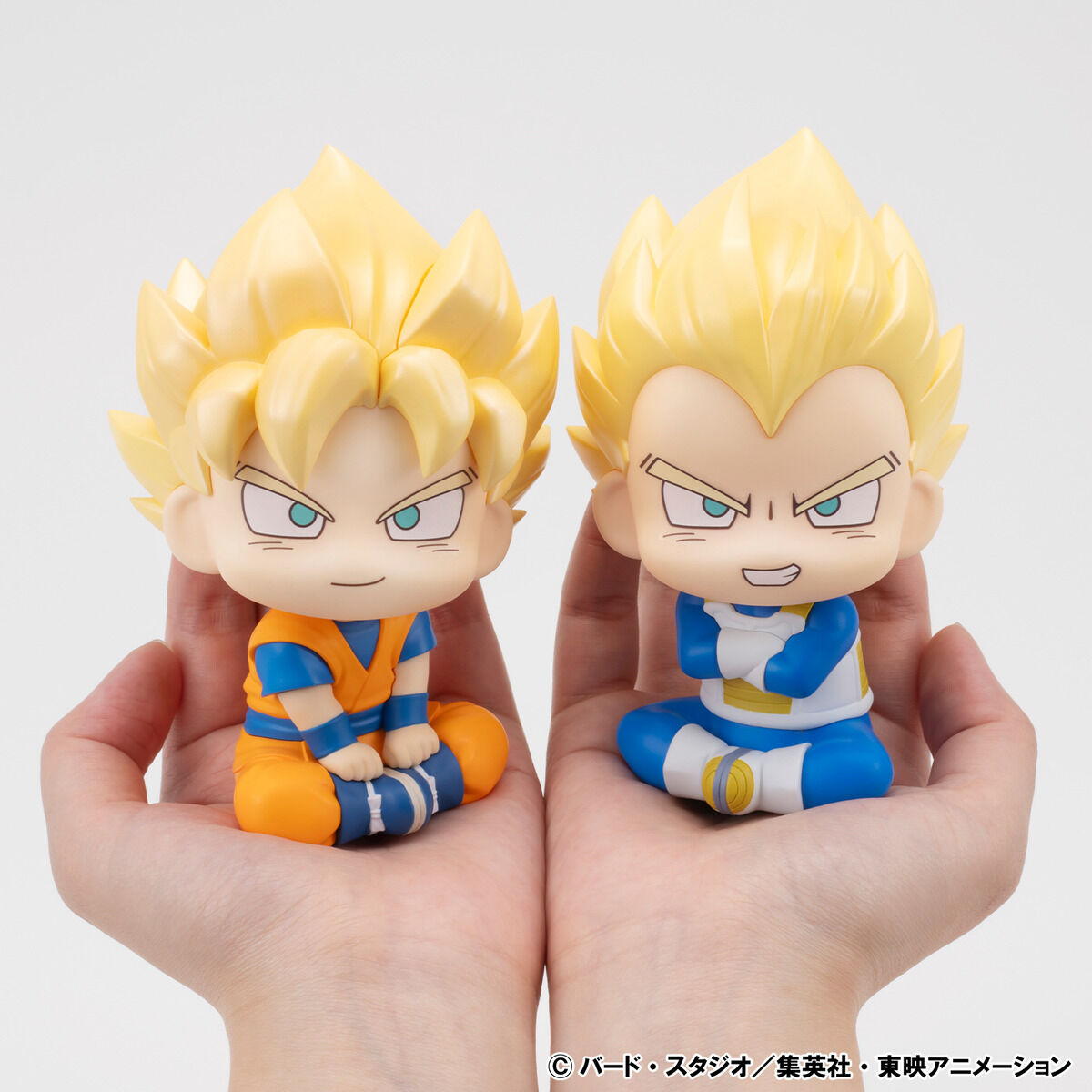 PRE-ORDER MegaHouse - Look Up - Dragon Ball DAIMA - Super Saiyan Son Goku (Mini) and Super Saiyan Vegeta (Mini) Set [EXCLUSIVE]