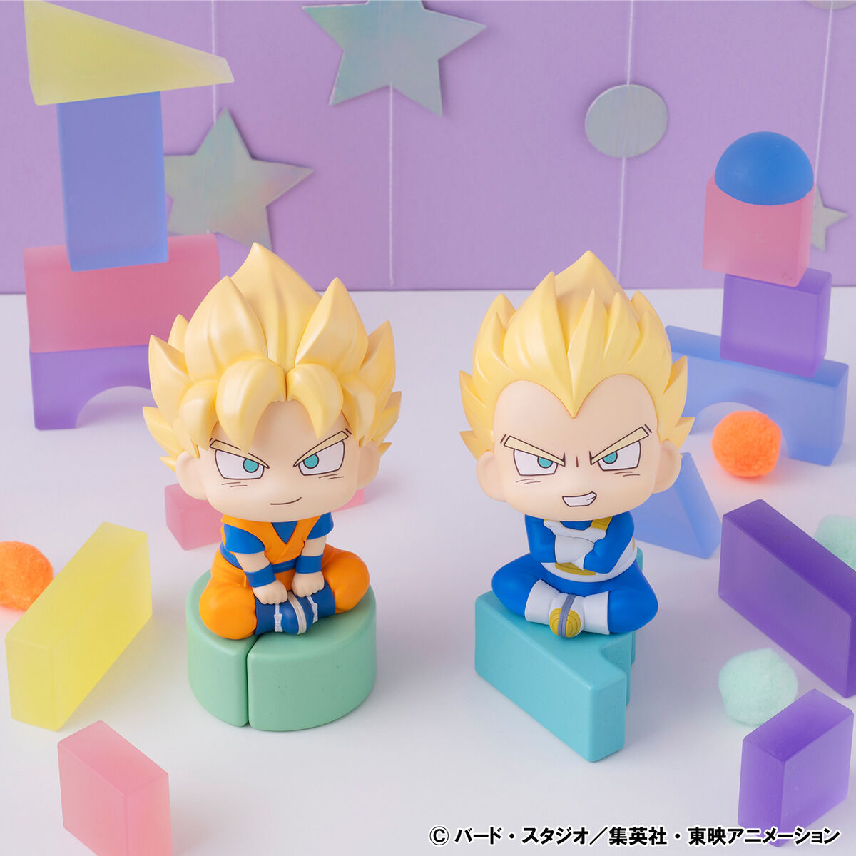 PRE-ORDER MegaHouse - Look Up - Dragon Ball DAIMA - Super Saiyan Son Goku (Mini) and Super Saiyan Vegeta (Mini) Set [EXCLUSIVE]