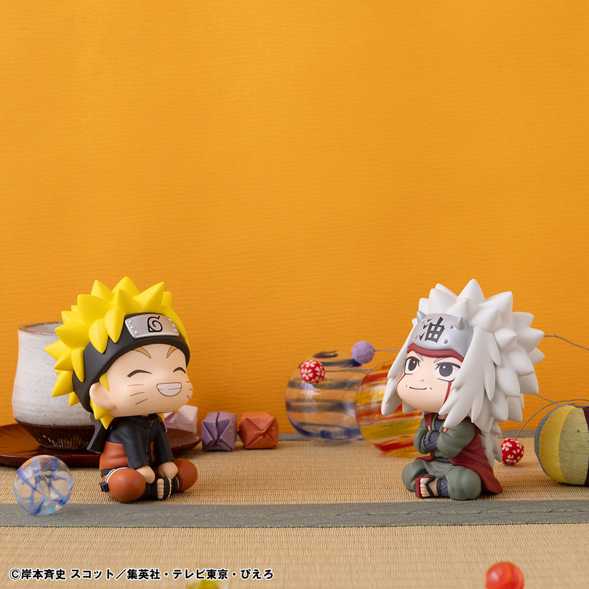 PRE-ORDER MegaHouse - Look Up - Naruto Shippuden - Uzumaki Naruto: Nikatto Ver. and Jiraiya Set [EXCLUSIVE]
