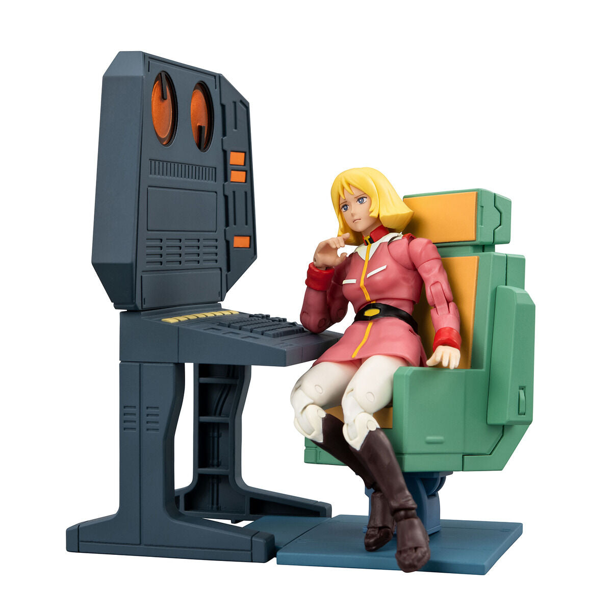 PRE-ORDER MegaHouse - G.M.G. COLLECTION EX - Mobile Suit Gundam - White Base Bridge Communications Officer Desk Set [EXCLUSIVE]