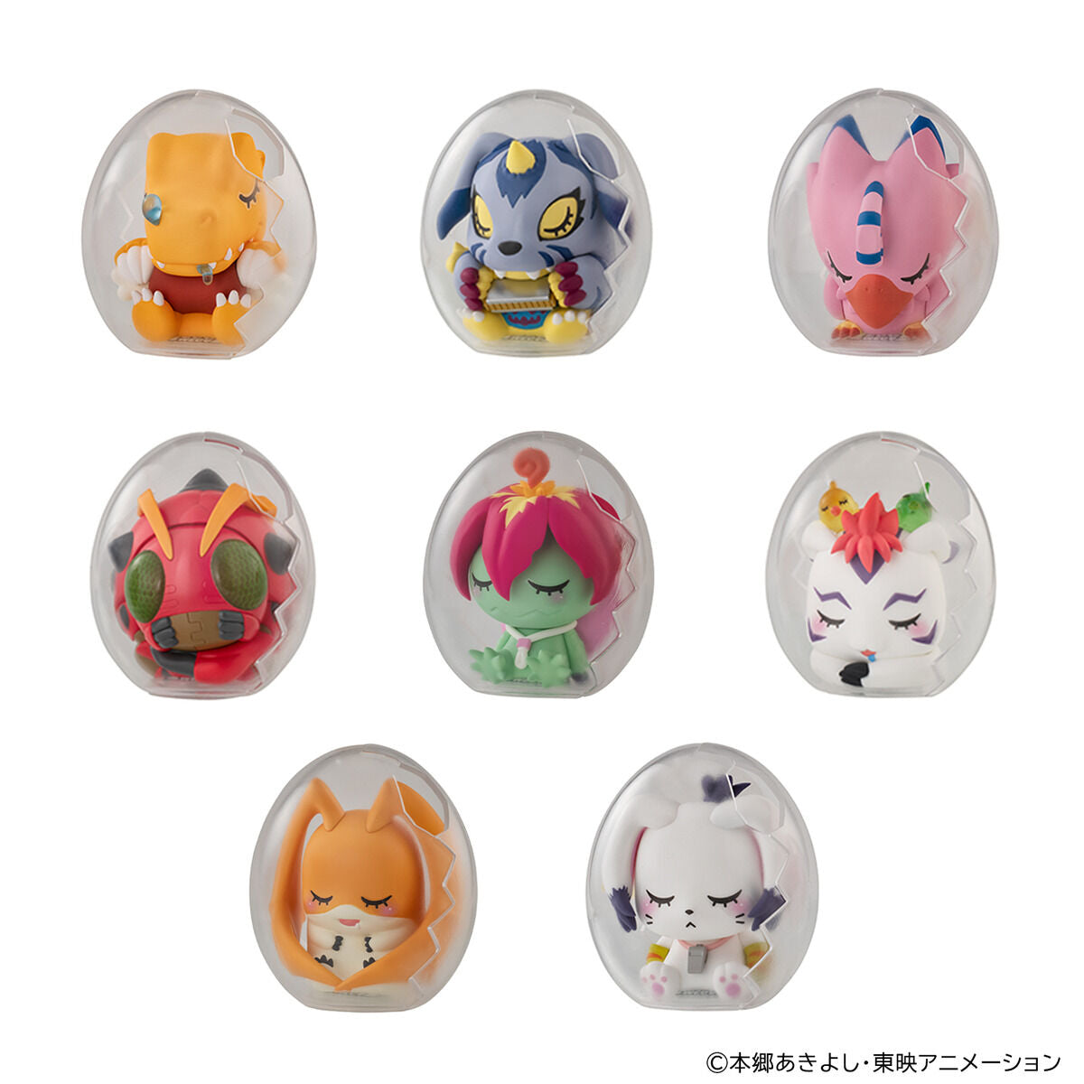 PRE-ORDER MegaHouse - MEGA EGG FIGURE - Digimon Adventure - Goodnight DigiColle! [Box of 8]