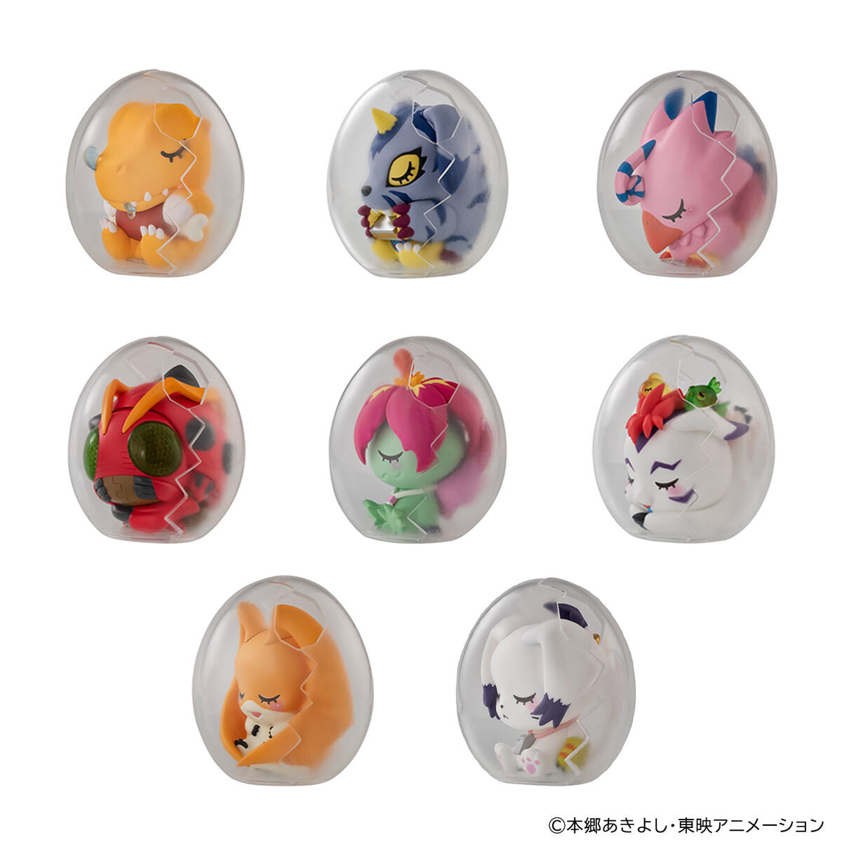 PRE-ORDER MegaHouse - MEGA EGG FIGURE - Digimon Adventure - Goodnight DigiColle! [Box of 8]