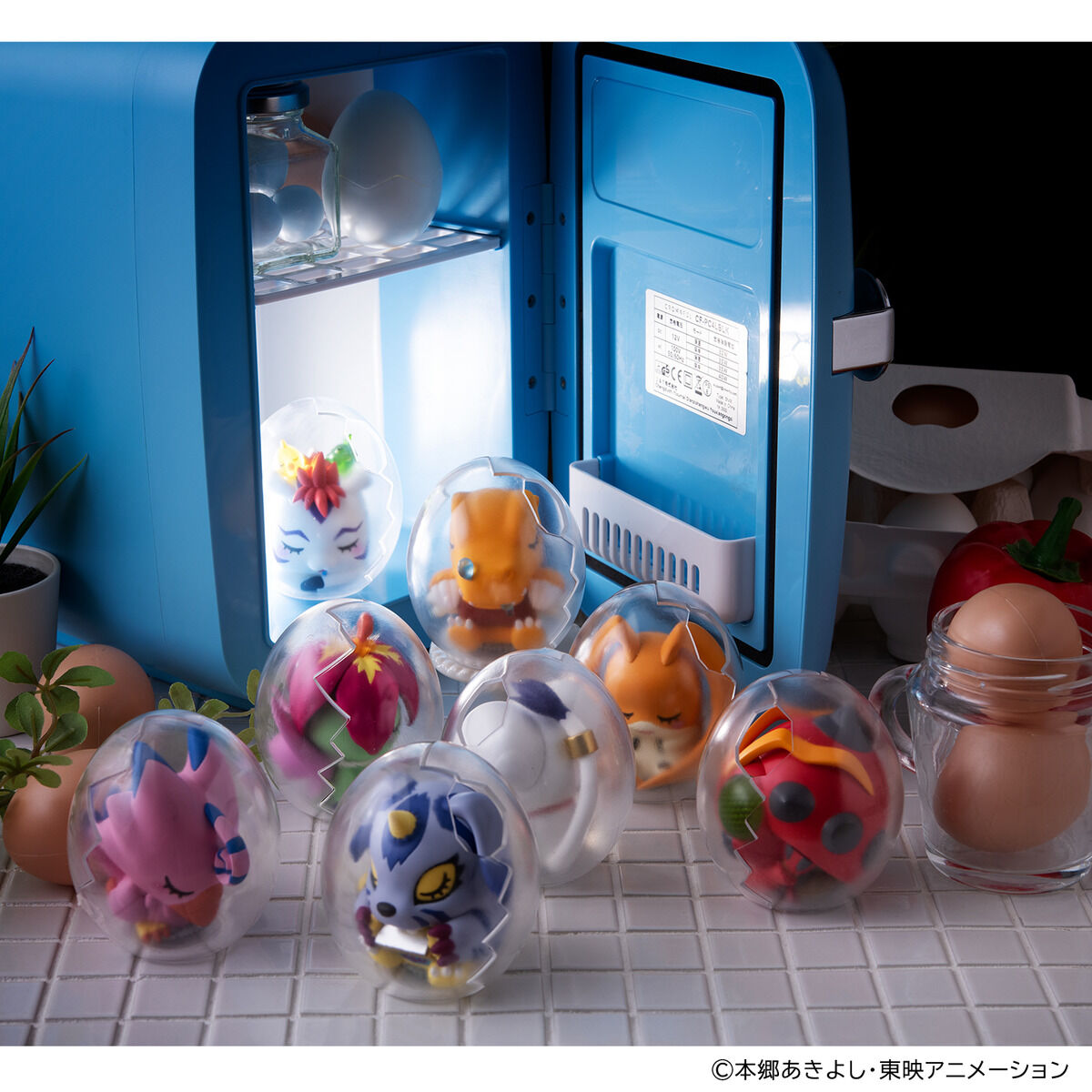 PRE-ORDER MegaHouse - MEGA EGG FIGURE - Digimon Adventure - Goodnight DigiColle! [Box of 8]