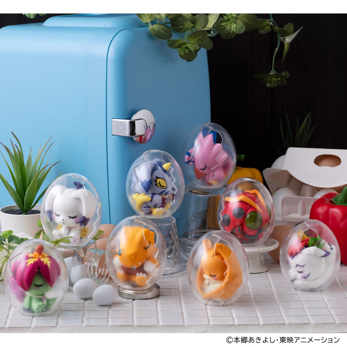 PRE-ORDER MegaHouse - MEGA EGG FIGURE - Digimon Adventure - Goodnight DigiColle! [Box of 8]