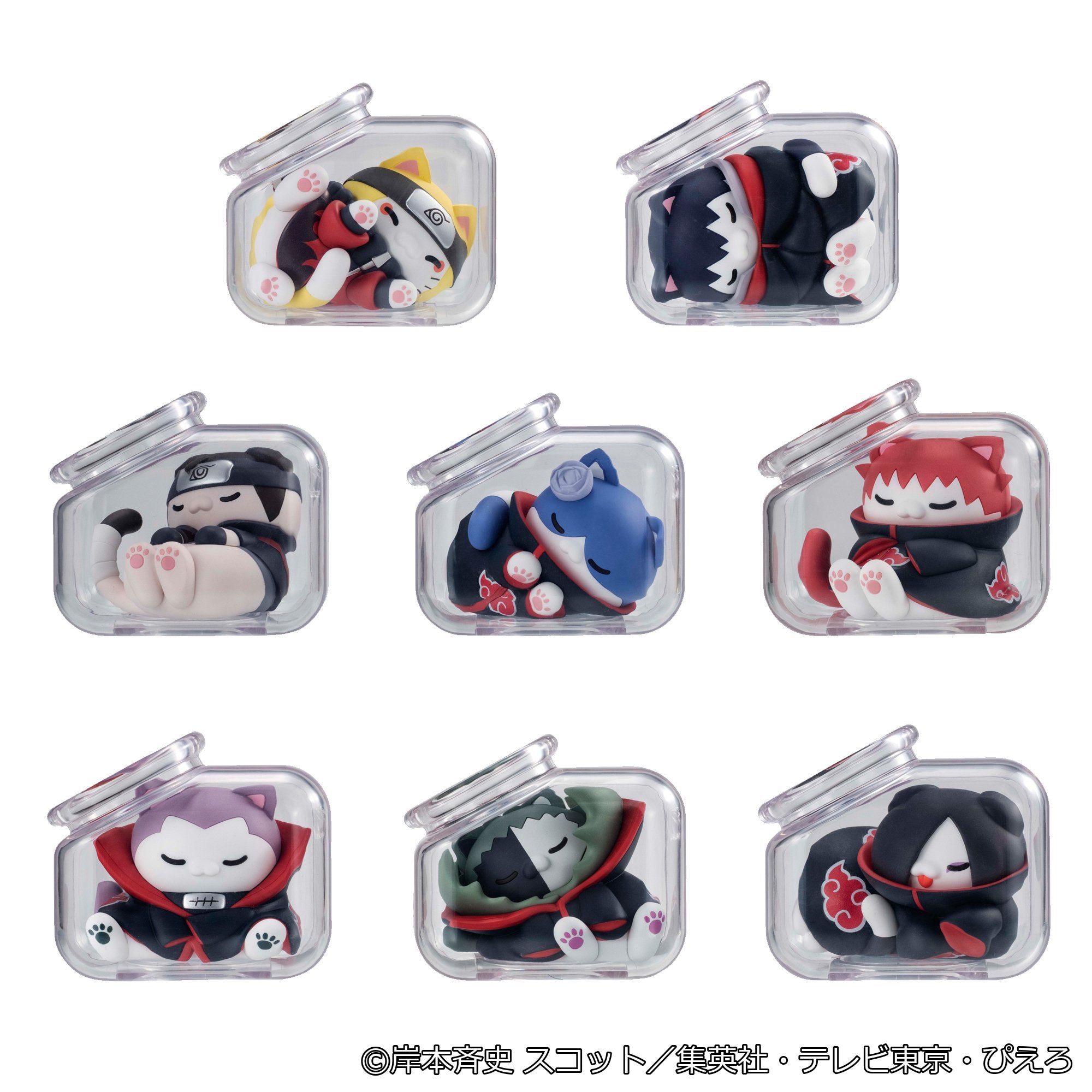 PRE-ORDER MegaHouse - MEGA CAT PROJECT - Naruto Shippuden - Goodnight Nyaruto! Gather Akatsuki Vol. 01 [Box of 8]