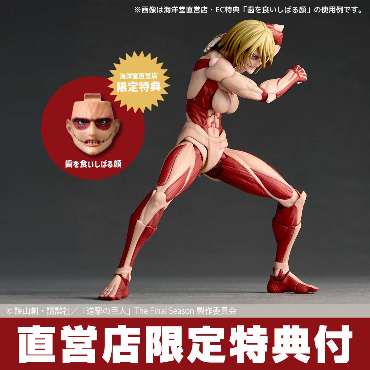 SPECIAL ORDER Kaiyodo - Revoltech Amazing Yamaguchi - Attack on Titan - Female Titan [EXCLUSIVE]