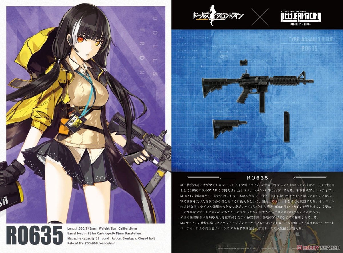 SPECIAL ORDER Tomytec - LittleArmory LADF13 - Girls' Frontline - RO635 Type 1/12 [JP]