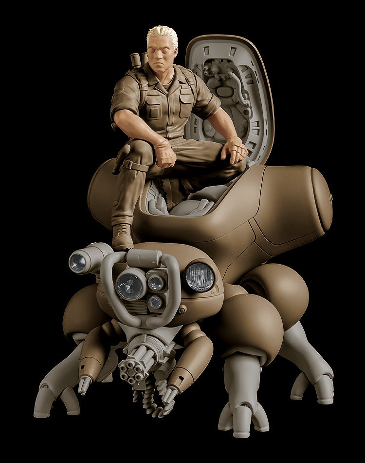 SPECIAL ORDER Max Factory - PLAMAX minimum factory MF-95 - Ghost in the Shell: Manga Edition - Batou with Fuchikoma 1/20 [JP]