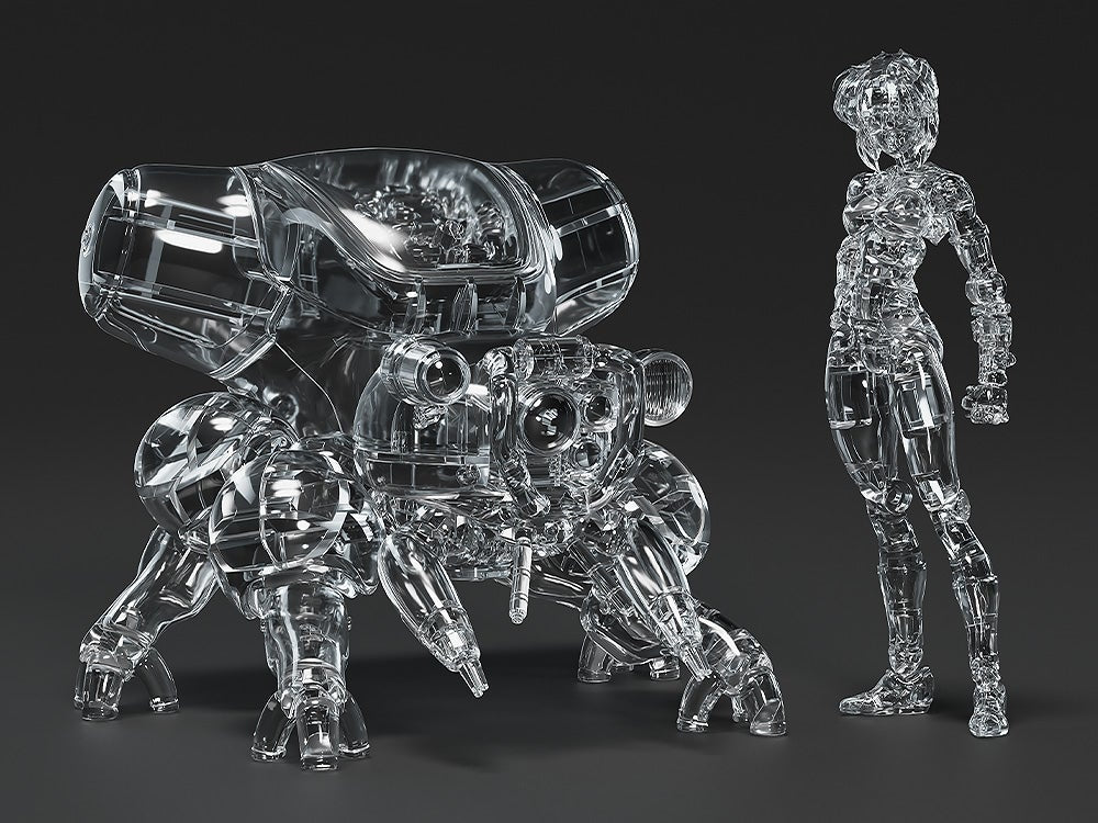 SPECIAL ORDER Max Factory - PLAMAX minimum factory MF-96 - Ghost in the Shell: Manga Edition - Motoko Kusanagi with Fuchikoma: Thermoptic Camouflage Ver. 1/20 [JP]