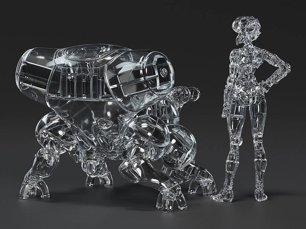 SPECIAL ORDER Max Factory - PLAMAX minimum factory MF-96 - Ghost in the Shell: Manga Edition - Motoko Kusanagi with Fuchikoma: Thermoptic Camouflage Ver. 1/20 [JP]