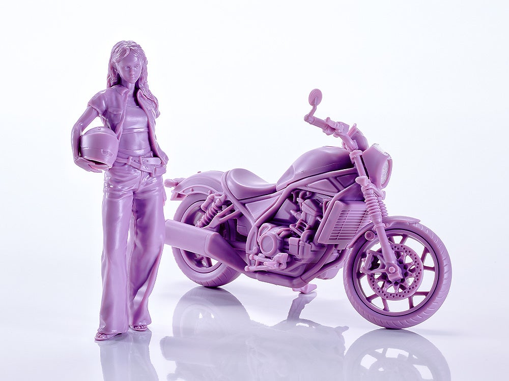 SPECIAL ORDER Max Factory - PLAMAX MF-101 - Rider's portrait Honda Rebel 1100 - Lavender 1/20 [JP]