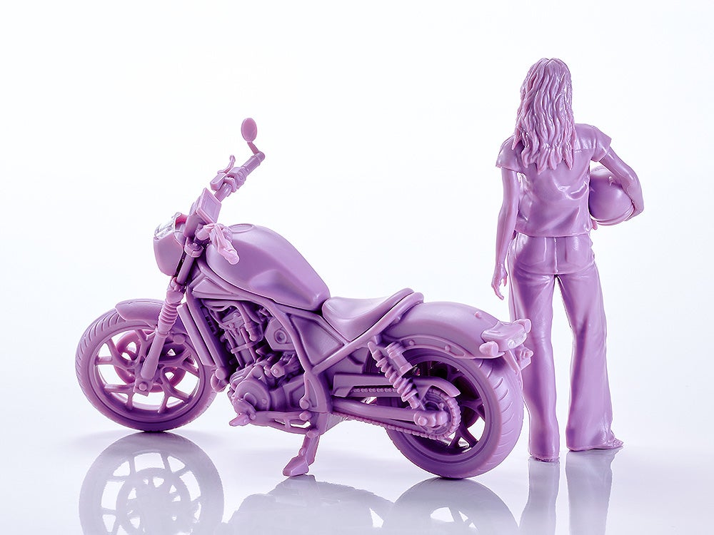 SPECIAL ORDER Max Factory - PLAMAX MF-101 - Rider's portrait Honda Rebel 1100 - Lavender 1/20 [JP]