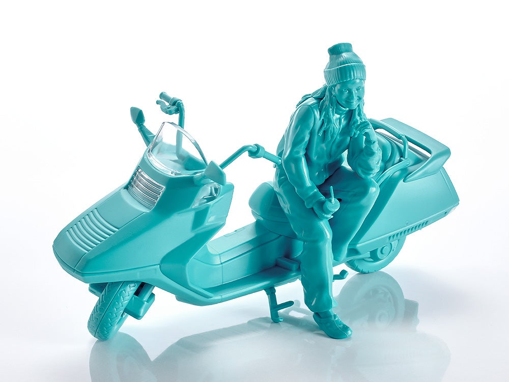 SPECIAL ORDER Max Factory - PLAMAX MF-102 - Rider's portrait Honda Fusion - Turquoise 1/20 [JP]