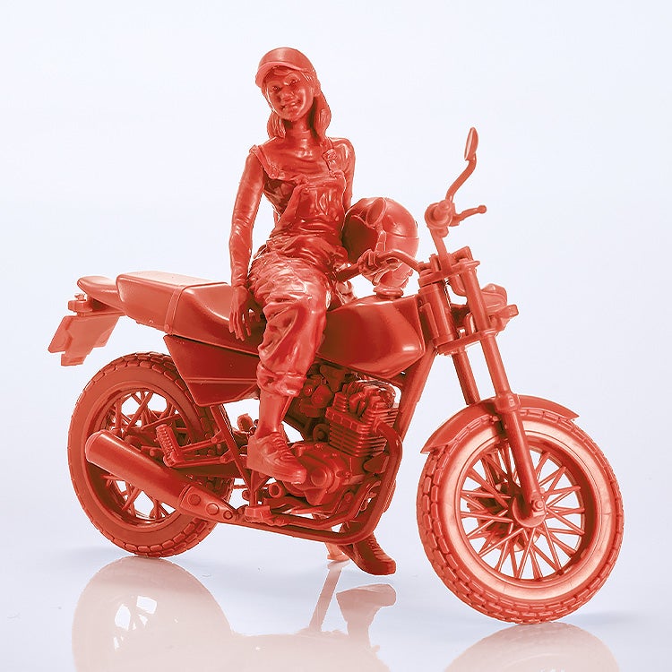 SPECIAL ORDER Max Factory - PLAMAX MF-103 - Rider's portrait Honda FTR 223 - Red 1/20 [JP]