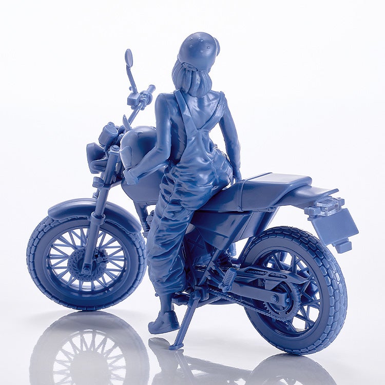 SPECIAL ORDER Max Factory - PLAMAX MF-103 - Rider's portrait Honda FTR 223 - Blue 1/20 [JP]
