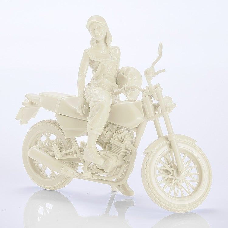 SPECIAL ORDER Max Factory - PLAMAX MF-103 - Rider's portrait Honda FTR 223 - White 1/20 [JP]