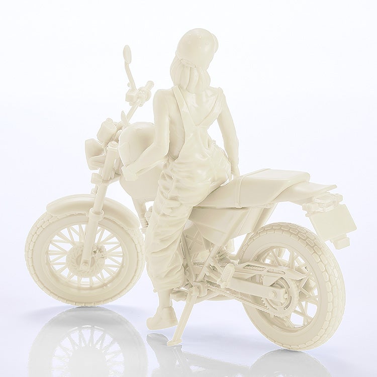 SPECIAL ORDER Max Factory - PLAMAX MF-103 - Rider's portrait Honda FTR 223 - White 1/20 [JP]
