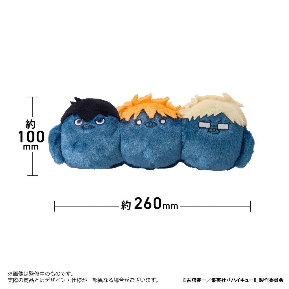 SPECIAL ORDER Eyeup - Haikyuu!! Plush Pen Pouch - Hinata Crow, Kageyama Crow, and Tsukishima Crow [JP]