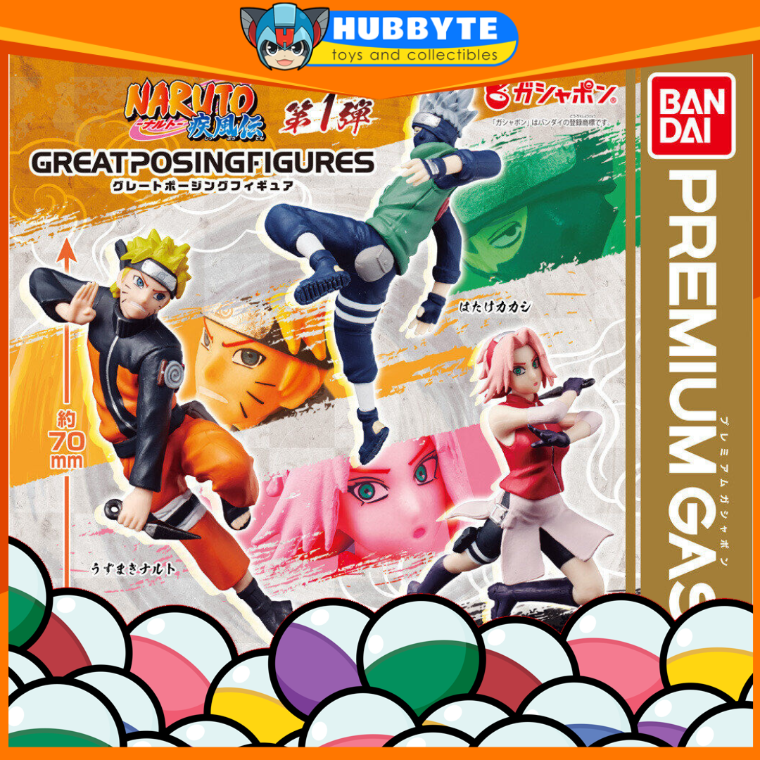 BACK-ORDER Bandai - Great Posing Figures - Naruto Shippuden 1st Edition [Set of 3] [JP]