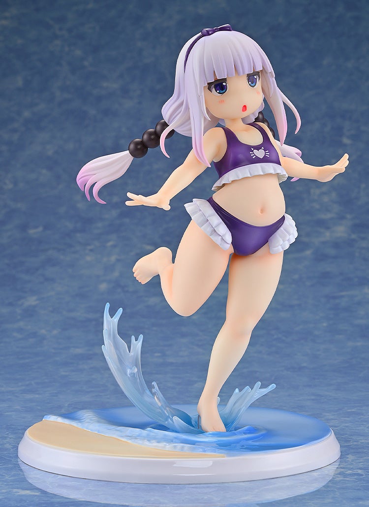 PRE-ORDER Kaitendoh - Miss Kobayashi's Dragon Maid - Kanna Kamui: Excited to Wear a Swimsuit at Home Ver. (Purple) 1/6