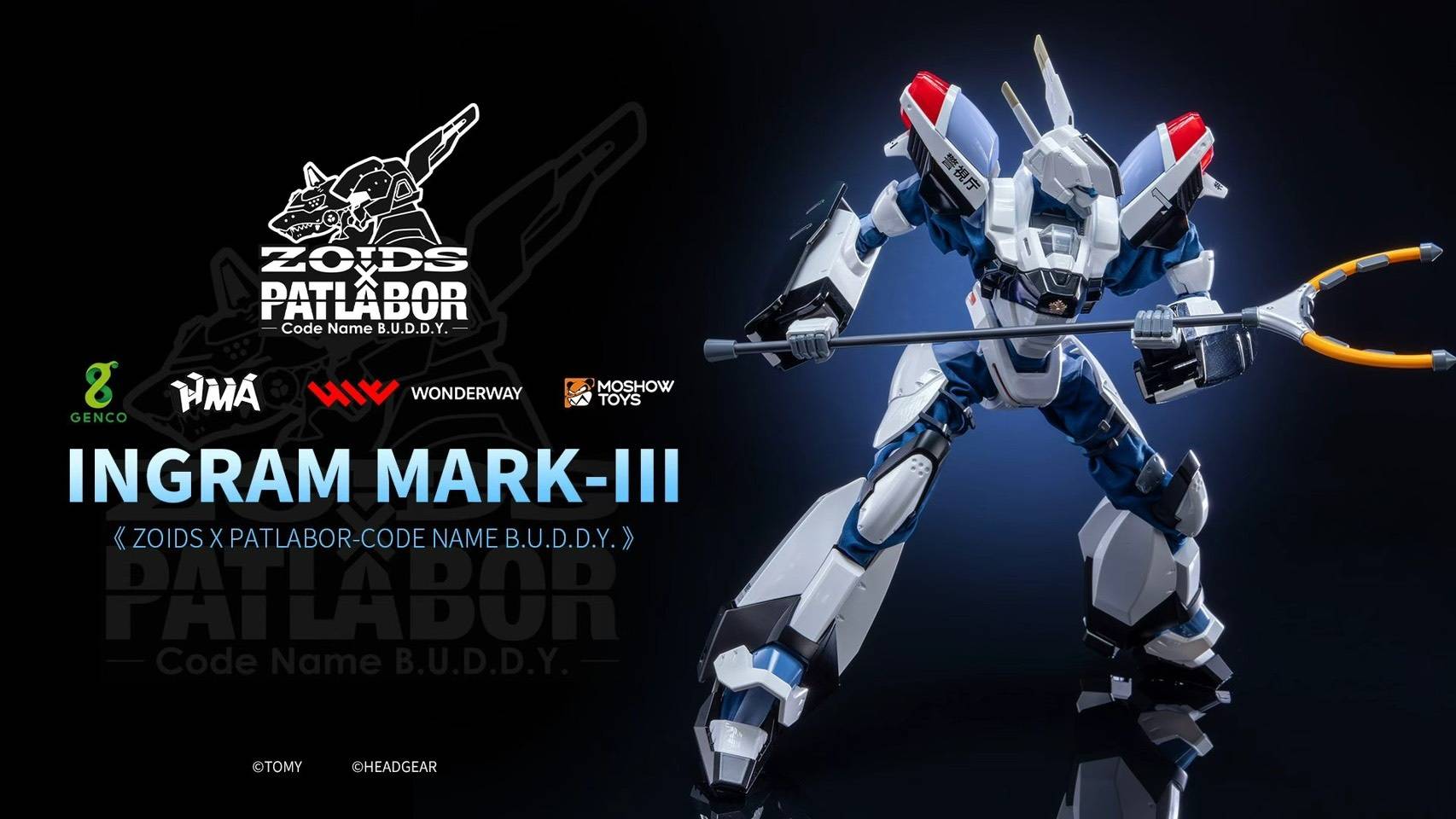 SPECIAL ORDER Genco - ZOIDS × Patlabor - Code Name B.U.D.D.Y - Ingram Mark III 1/35 [JP]
