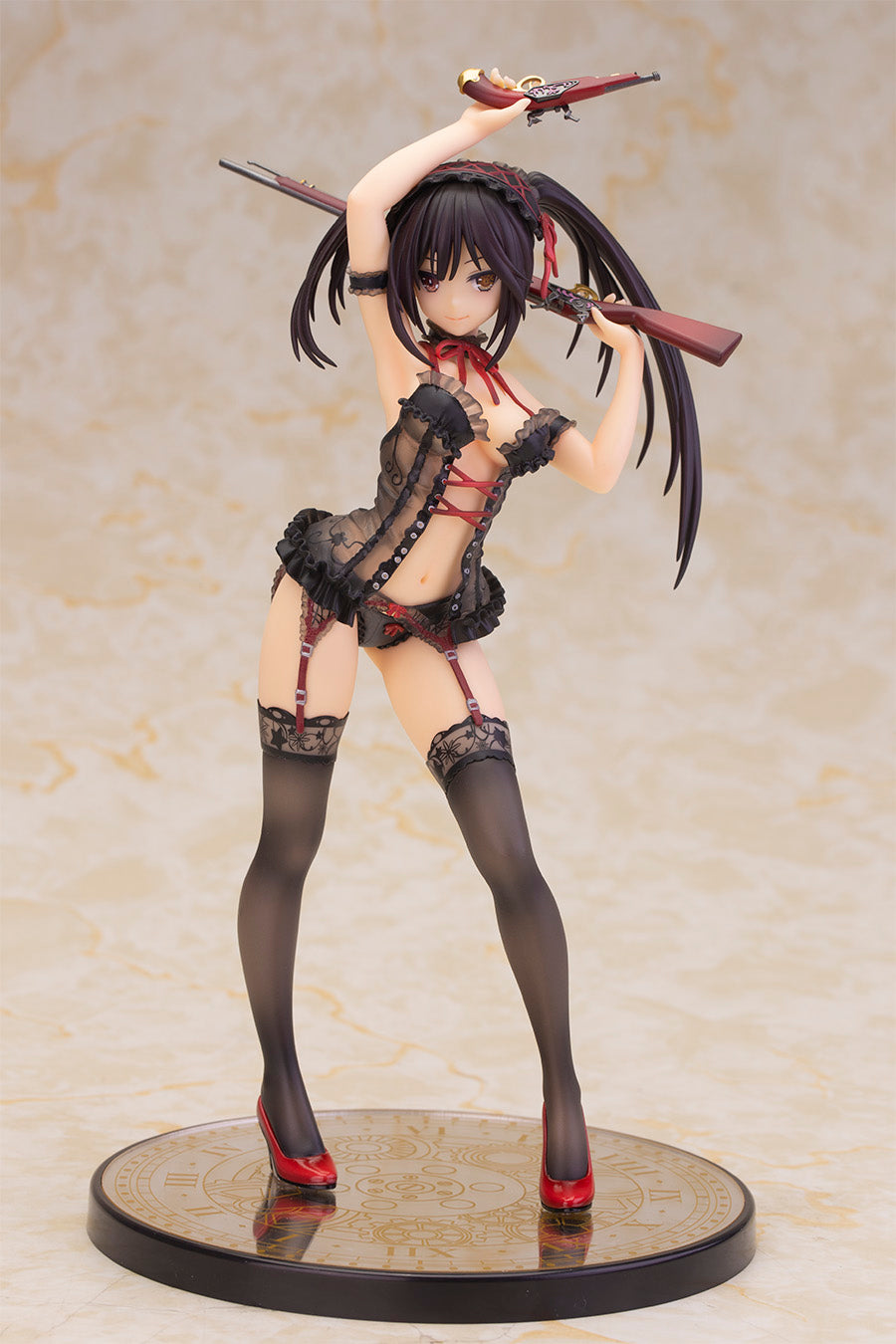 PRE-ORDER Alphamax - Date A Live - Kurumi Tokisaki: Black Lingerie Ver. AmiAmi Limited Edition 1/7 [August 2024 Release]
